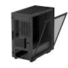 DeepCool Számítógépház - CH370 (fekete, ablakos, 1x12cm ventilátor, Mini-ITX / Micro-ATX, 2xUSB3.0)