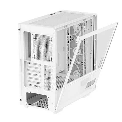 DeepCool Számítógépház - CH560 Digital WH (fehér, 3x14cm + 1x12 venti, Mini-ITX / Micro-ATX / ATX / E-ATX, 2xUSB3.0)
