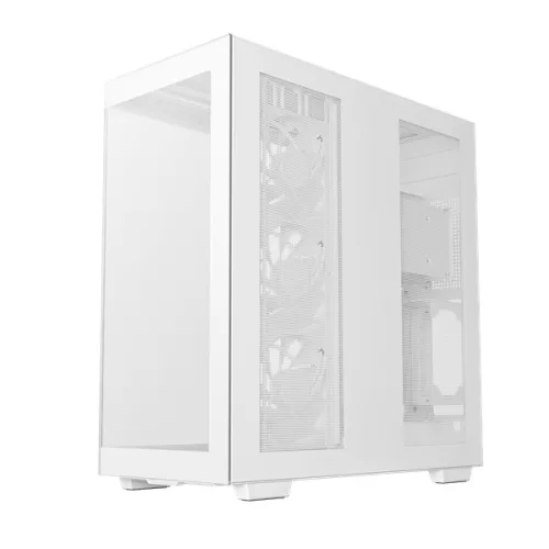 DeepCool Számítógépház - CH780 WH (fehér, ablakos, 3x140mm ventilátor, Mini-ITX / Mico-ATX / ATX / E-ATX, 4xUSB3.0)