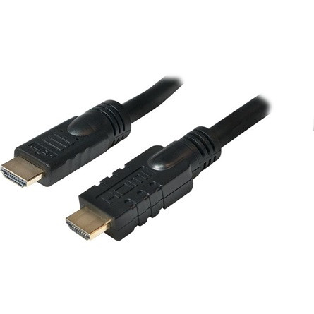 LogiLink HDMI 1.4 -> HDMI 1.4 M/M video kábel 10m fekete erősítővel