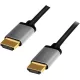 LogiLink HDMI 2.0 -> HDMI 2.0 M/M video kábel 2m fekete-szürke Premium