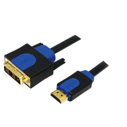 LogiLink KAB LogiLink CHB3101 HDMI-DVI kábel - 1m