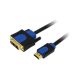 LogiLink HDMI 1.4 -> DVI-D M/M video kábel 10m fekete