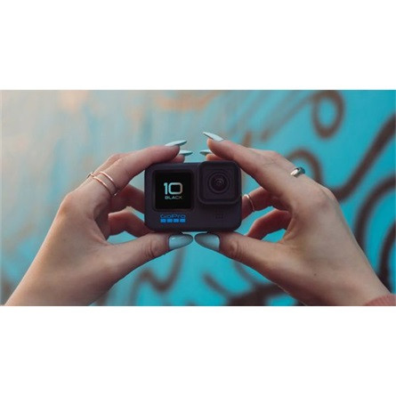 GOPRO Hero 10 Black 101-CN (GP2 processor, 5.3K60 + 4K120 felbontás, HyperSmooth 4.0, vízálló)