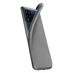   Cellularline Samsung A42 5G CELLULARLINE CHROMA szilikon telefonvédő matt, mikrofiber plüss belső, FEKETE