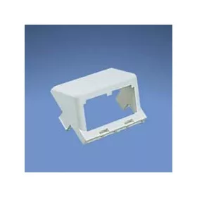 Panduit 2 hely,lejtö modul,porvédö,fehér (10db/cs)