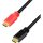 LogiLink HDMI 2.0 -> HDMI 2.0 M/M aktív video kábel 15m fekete-piros