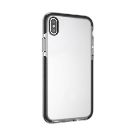 Blautel iPhone XS Max 6.5 4-OK szilikon telefonvédő ütésállóság, légpárnás keret, FEKETE