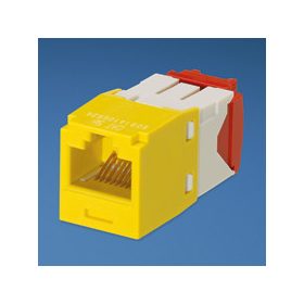 Panduit Cat5e MINI-COM ® TX5e™csatl. aljzat, sárga