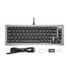 CoolerMaster COOLER MASTER Vezetékes Billentyűzet CK720 65% RGB Mechanikus Gaming, White Swit