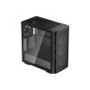 DeepCool Számítógépház - CK560  (fekete, ablakos, 1x14+3x12cm ventilátor, Mini-ITX /Mico-ATX/ATX/E-ATX, 2xUSB3.0,USB-C)