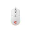 MSI CLUTCH GM11 WHITE optikai USB gaming egér fehér