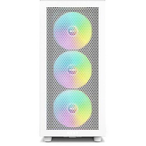 NZXT HÁZ NZXT Midi - H7 Flow RGB - Matt fehér - CM-H71FW-R1