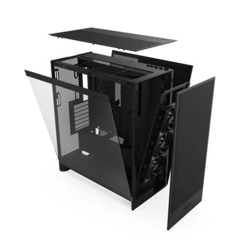 NZXT HÁZ NZXT Midi - H7 Flow - Matt fekete - CM-H72FB-01