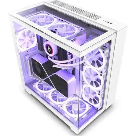 NZXT HÁZ NZXT Midi - H9 Elite - Matt fehér - CM-H91EW-01