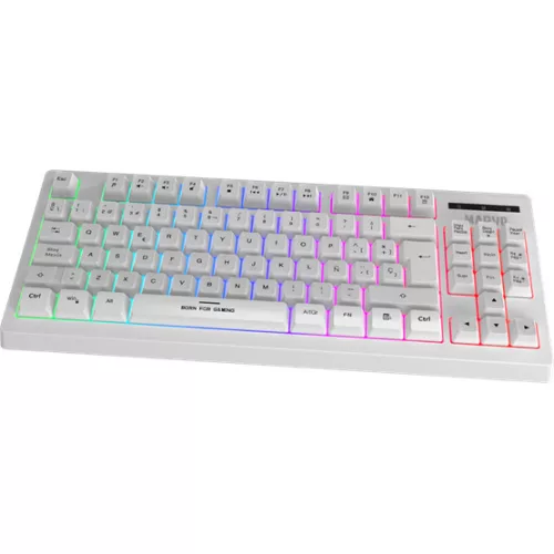 MARVO BILL MARVO Loot 30 billentyűzet+egér+egérpad combo - Fehér - UK /Membrán/