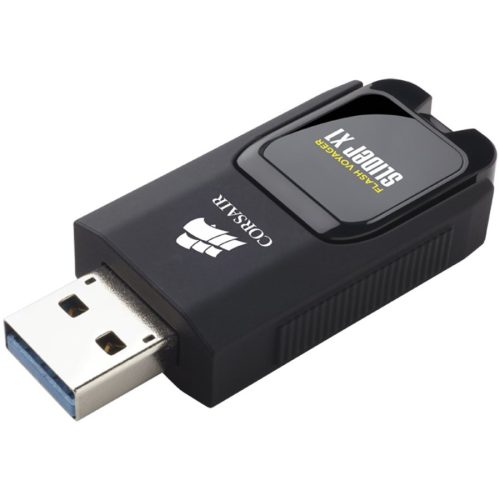 Corsair Flash Voyager Slider X1 USB 3.0 256GB, Capless Design, Read 130MBs, Plug and Play