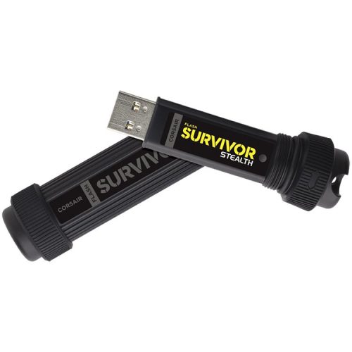 Corsair Flash Survivor Stealth USB 3.0 256GB, Military-Style Design, Plug and Play