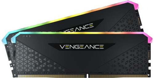 CORSAIR DDR4 64GB (2x32GB) 3200MHz Vengeance RS RGB RAM, Fekete