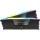 CORSAIR DDR5 5600MHz 32GB (2x16GB) XMP VENGEANCE RGB RAM, fekete