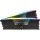 CORSAIR DDR5 6000MHz 32GB (2x16GB) XMP VENGEANCE RGB RAM, fekete