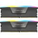 CORSAIR DDR5 6000MHz 32GB (2x16GB) AMD EXPO VENGEANCE RGB RAM, szürke