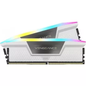   CORSAIR DDR5 5600MHz 64GB (2x32GB) XMP VENGEANCE RGB RAM, fehér
