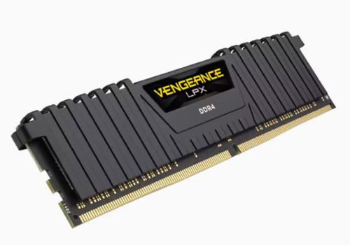 CORSAIR DDR4 16GB (1x16GB) 2666MHz Vengeance LPX RAM, Fekete