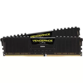 CORSAIR DDR4 16GB (2x8GB) 2400MHz Vengeance LPX RAM, fekete