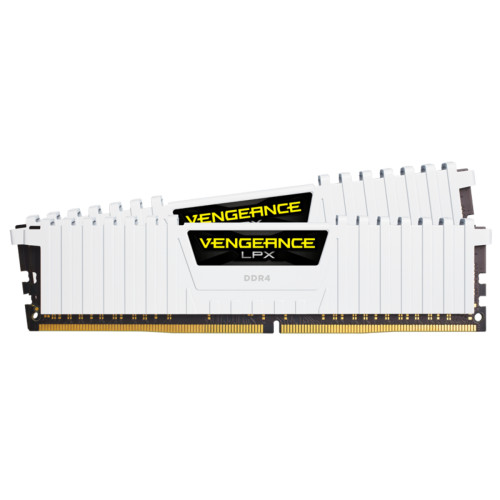 CORSAIR DDR4 16GB (2x8GB) 3200MHz Vengeance LPX RAM, Fehér