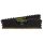 CORSAIR DDR4 16GB (2x8GB) 3600MHz Vengeance LPX RAM, fekete