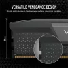 CORSAIR DDR5 5200MHz 16GB (1x16GB) XMP VENGEANCE RAM, fekete