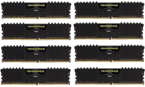 CORSAIR DDR4 32GB (8x32GB) 2666MHz Vengeance LPX RAM, Fekete