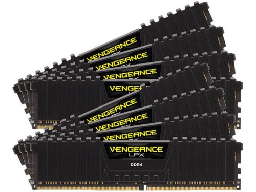 CORSAIR DDR4 256GB (8x32GB) 3200MHz Vengeance LPX RAM, Fekete