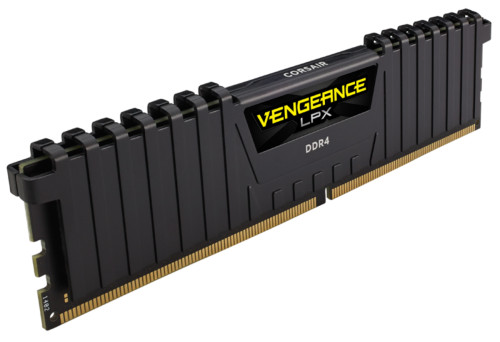 CORSAIR Vengeance LPX Fekete DDR4, 3200MHz 8GB (1x8GB) memória