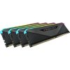 Corsair Vengeance RGB RT 32GB 3600MT/s DDR4 memória CL18 Kit of 4 fekete RGB