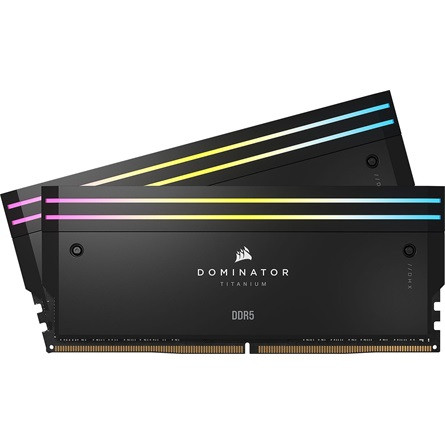 Corsair Dominator Titanium RGB 48GB 6000MT/s DDR5 memória CL30 Kit of 2 fekete RGB