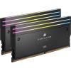 Corsair Dominator Titanium RGB 48GB 6000MT/s DDR5 memória CL30 Kit of 2 fekete RGB