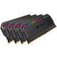 CORSAIR DDR4 32GB (4x8GB) 3200MHz Dominator PLATINUM RGB RAM, Fekete