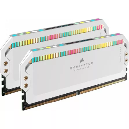 CORSAIR DDR5 5200MHz 32GB (2x16GB) XMP DOMINATOR PLATINUM RGB RAM, fehér