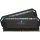 CORSAIR DDR5 6000MHz 32GB (2x16GB) XMP DOMINATOR PLATINUM RGB RAM, fekete
