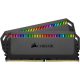 CORSAIR DDR4 64GB (2x32GB) 3200MHz Dominator Platinum RGB RAM, Fekete