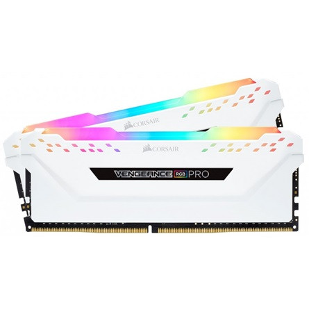 Corsair Vengeance RGB Pro 16GB 3000MT/s DDR4 memória CL15 Kit of 2 fehér RGB