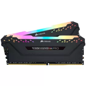   CORSAIR DDR4 32GB (2x16GB) 3200MHz Vengeance RGB Pro RAM, fekete