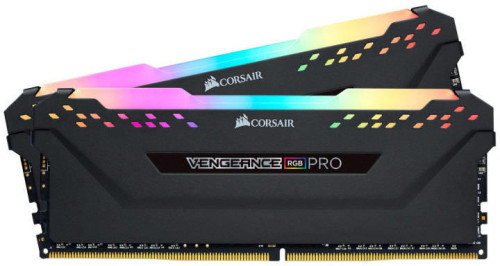 CORSAIR DDR4 32GB (2x16GB) 3200MHz Vengeance RGB Pro RAM, fekete