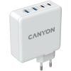 CANYON H-100, GAN 100W charger  Input:  100V-240V Output: USB-C1/C2: 5V 3A , 9V 3A , 12V 3A , 15V 3A , 20V 5A  USB-A 1/A2: 4.5V/5A, 5V/4.5A, 9V/3A, 12V/2.5A,  20V/1.5A  C1+C2 : 65W + 30W； C1+A...