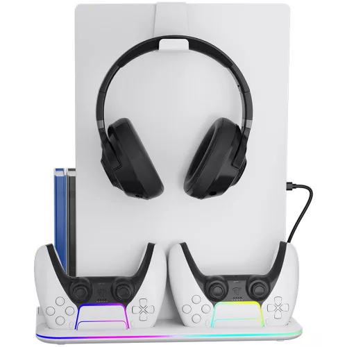 CANYON cooling stand CS-51 RGB PS5 Slim/DE Charge White