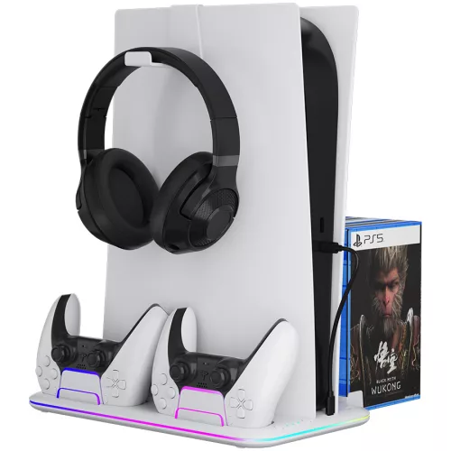 CANYON cooling stand CS-51 RGB PS5 Slim/DE Charge White