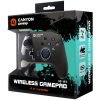 CANYON GP-W3 2.4G Wireless Controller with built-in 600mah battery, 1M Type-C charging cable ,6 axis motion sensor support nintendo switch ,android,PC X-input/D-input,ps3,normal size dongle,black