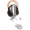 CANYON WH-200, Gaming 3 in 1 Headset stand, Bungee and USB 2.0 hub, 2 USB hub, 1.5m standard USB to USB 5mm PVC cable, Weighted design with non-slip grip, Touch switch to control LED light, Pe...